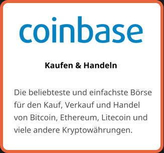 Kaufen & Handeln Die beliebteste und einfachste Börse für den Kauf, Verkauf und Handel von Bitcoin, Ethereum, Litecoin und viele andere Kryptowährungen.